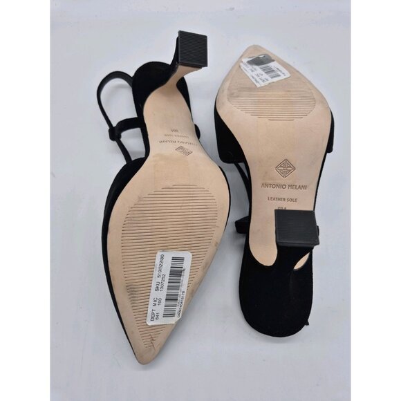 Antonio Melani Womens Shoes Size 6 M Pump Sharla Ornamented Slingback Black 163 - Picture 10 of 11